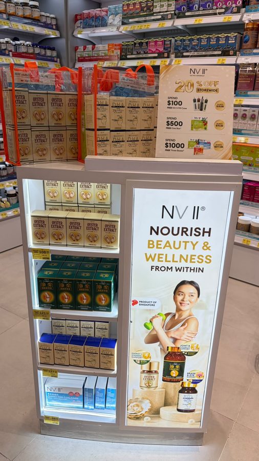 NV II display in a pharmacy